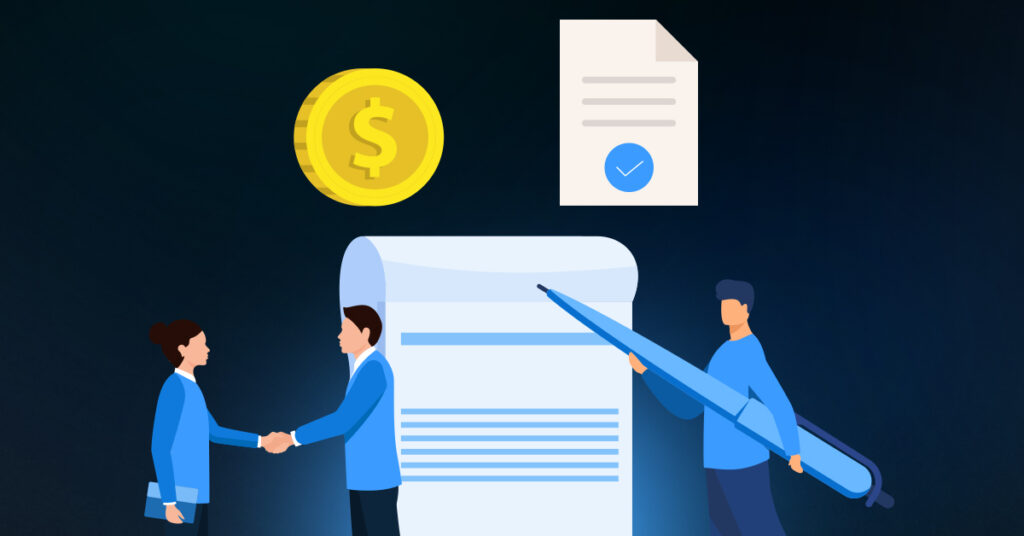 A graphical depiction of a futures contract. 
